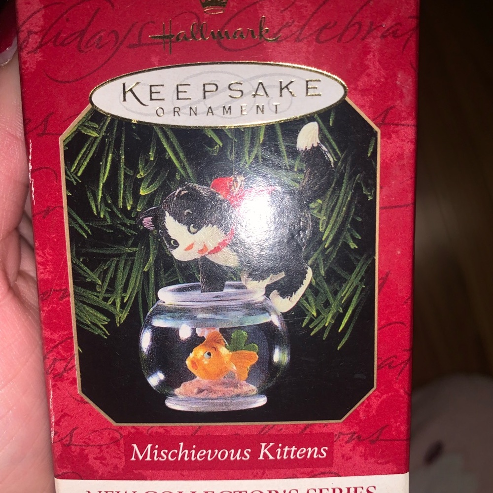 mischievous kittens keepsake ornament